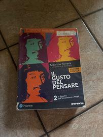 libro di filosofia “il gusto del pensare 2”