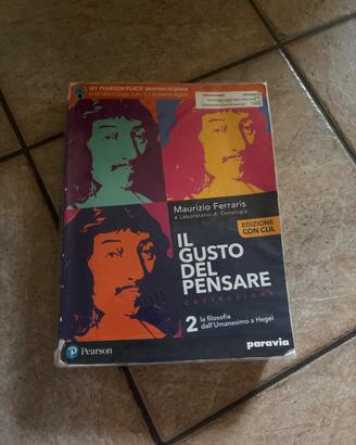libro di filosofia “il gusto del pensare 2”