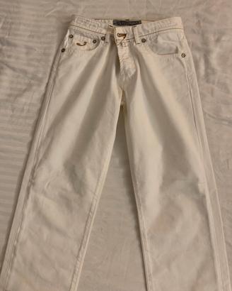 Jeans bianco Jacob Cohen junior taglia 13 anni