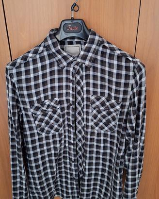 camicia a quadri Bershka