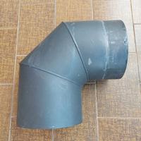 Curva 90° tubo camino 180