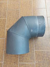 Curva 90° tubo camino 180