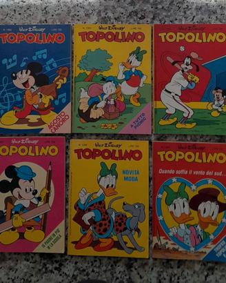 Lotto fumetti Topolino da 1391 a 1400