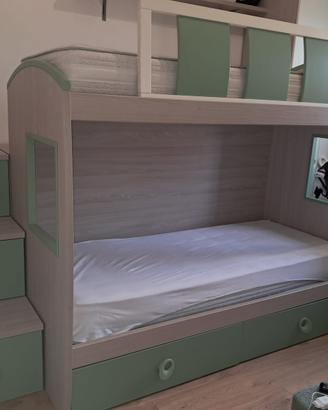 LETTO A CESTELLO CON PEDANA