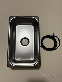 Lavello rettangolare in acciaio inossidabile NUOVO