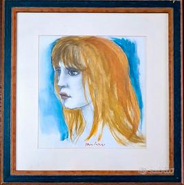 Bruno Caruso  :  Ragazza dai capelli rossi. 