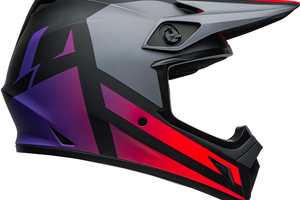 CASCO BELL MX-9 MIPS ALTER EGO NERO/ROSSO OPACO