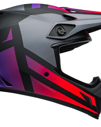 CASCO BELL MX-9 MIPS ALTER EGO NERO/ROSSO OPACO