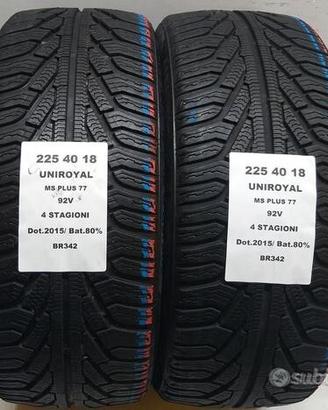 2 gomme 225 40 18 uniroyal br342
