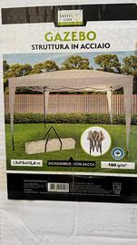 GAZEBO STRUTTURA IN ACCIAIO
