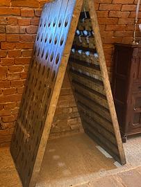 Portabottiglie legno