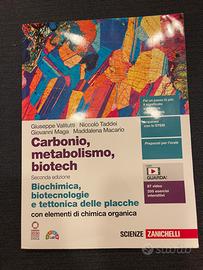 Biochimica Carbonio, metabolismo biotech Zanichell