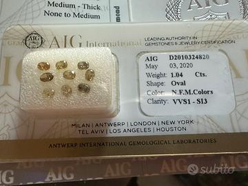 Diamanti per totale 1,04 carati