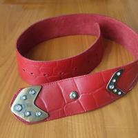 Cintura vintage in pelle 