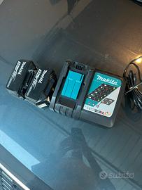 Caricatore e batterie Makita 18v