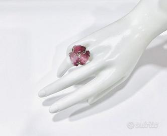 Anello Argento Occhio di gatto (crisoberillo)
