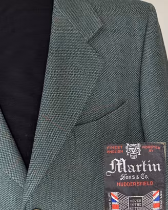 Blazer Tweed Lana Inglese Martin Sons & Co