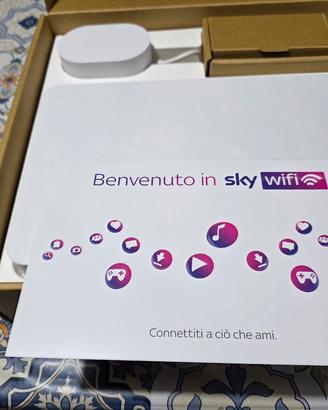 Modem Router Sky WiFi 6 Hub SR213 FTTH Fibra Dual