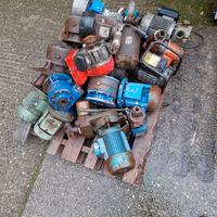 motori eletrici varie grandezze dismessi