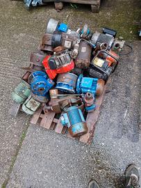 motori eletrici varie grandezze dismessi
