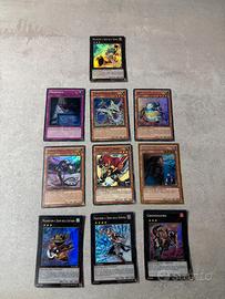 10 carte di yu-gi-oh RARE