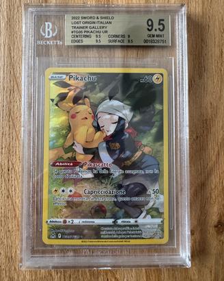 Pikachu ur origine perduta in italiano bgs 9,5