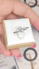 Anello originale pandora Due cuori tg 52