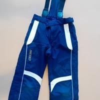 Pantaloni salopette scii neve 
