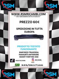 RINFORZO TRAVERSA PARAURTI ANTERIORE SMART FORTWO 