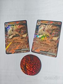 Pokemon carte + moneta