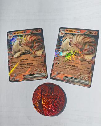 Pokemon carte + moneta