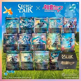 Magic Secret Lair Commander Deck Hatsune Miku