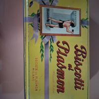 Scatole biscotti latta Plasmon