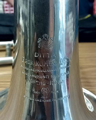 Trombone Orsi a coulisse argentato