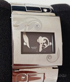 Swatch Irony Lady Square "Dark Attitude" YUS103G