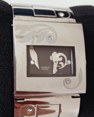 Swatch Irony Lady Square "Dark Attitude" YUS103G