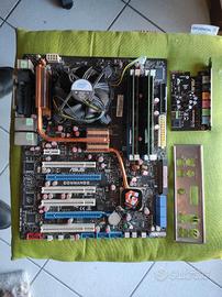 bundle scheda madre socket 775 cpu dissipatore ram