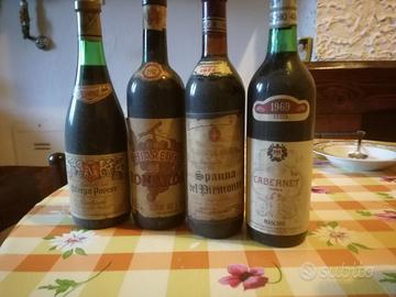 Vecchie bottiglie vini