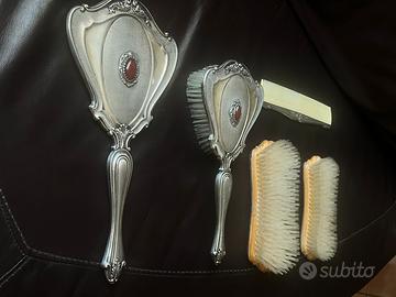 Set Toilette vintage - completo - argento 800