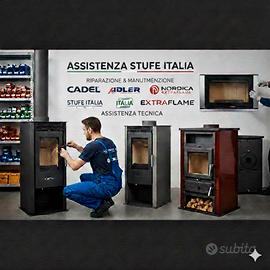 Pulizia stufe pellet e assitenza guasti