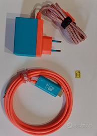 Kit Nintendo Switch 256GB Alimentatore 39W Dock 4K