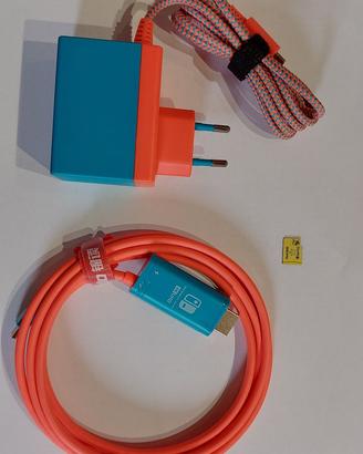 Kit Nintendo Switch 256GB Alimentatore 39W Dock 4K