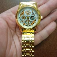 Orologio Luxury Acciaio Bianco e Oro - Nuovo