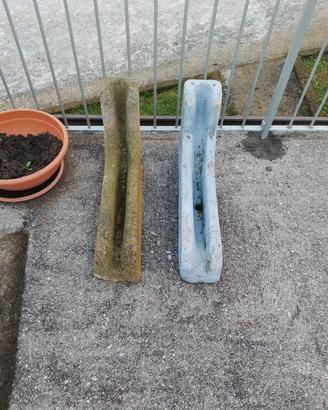 porta bici in cemento 