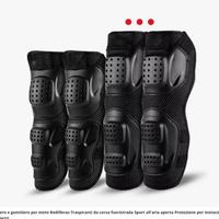 Ginocchiere gomitiere protezione moto bici skate