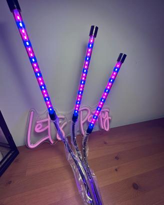 Lampada LED RGB flessibile 3 bracci funzionanti