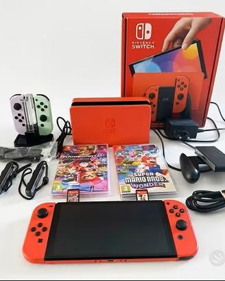 Nintendo Switch - Modello OLED edizione RED Mario