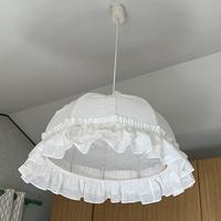 Abat-jour e lampadario pizzo sangallo