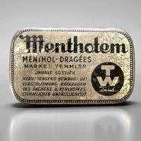 Scatola di latta Menthotem Menthol Dragee