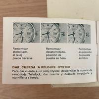 Libretto garanzia Rolex